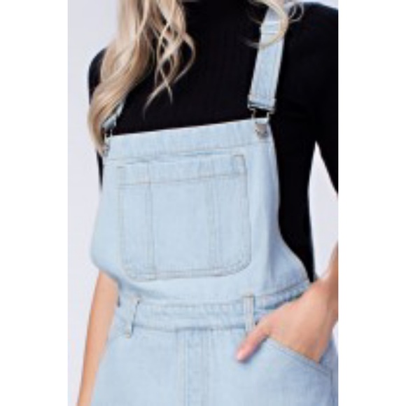 3/$25 Denim Distredsed Overalls - Picture 3 of 8